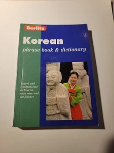 Berlitz Phrase Book and Dictionary Korean (Bilingual Dictionary) by Berlitz... - Picture 1 of 7