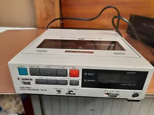 Canon VR-30E, tragbarer VHS-Videorecorder, 4Head, 12V, Japan, VINTAGE - Bild 1 von 12
