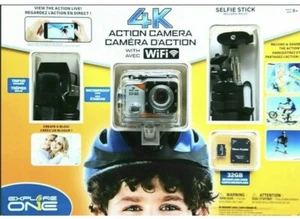 Explore One 4K WiFi Casco de Acción Cámara 32 GB Micro SD Tarjeta de Memoria Trípode  - Imagen 1 de 9