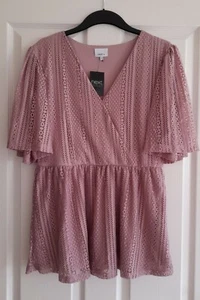Lovely lace top/blouse/ shirt, 12 reg UK, new with tags - Picture 1 of 5