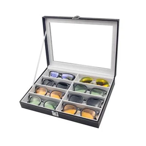 Glasses Display Box Universal Portable Showcase Glasses Storage Case Sunglass - Picture 1 of 4