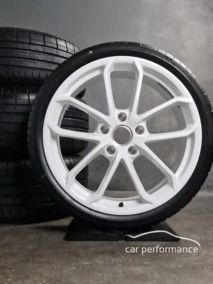 Porsche 982 718 Felgen Spyder Rad 20 Zoll GT4 Cayman Boxster, Sommer White - Bild 1 von 4