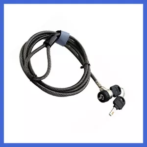 Anti Theft Lock/Laptop Lock/Laptop Lock For Ultra Thick 6MM Steel Cable Key Mode - Picture 1 of 12