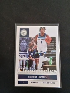 2021-22 Panini Chronicles Basketball Anthony Edwards #8 Minnesota Timberwolves - Bild 1 von 2