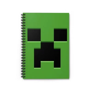 Minecraft Creeper Spiral Notebook - Perfect for Gamers, Note-taking, School, - Picture 1 of 6