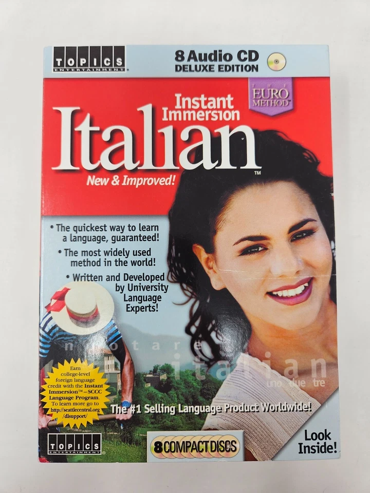 The Euro Method Instant Immersion Italian - 8 Audio CD - Image 1 of 4