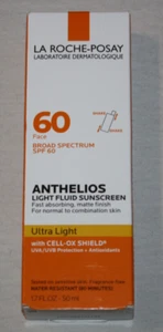 La Roche Posay Anthelios Ultra Light Sunscreen SPF 60 1.7 oz 50 mL Exp 12/2026 - Picture 1 of 4