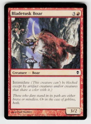 Zendikar #118 Bladetusk Boar - Image 1 of 2