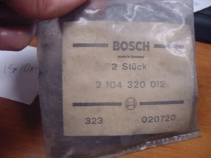2 Bosch Alternator Brushes 2104320012 12 volt 6 volt 2 104 320 012 - Picture 1 of 3