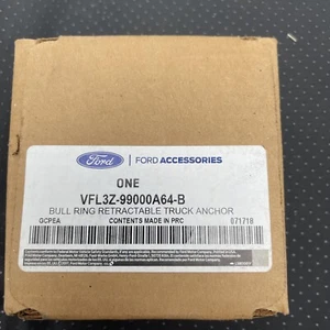 NEW OEM Ford Bull Ring Stainless Steel Bed Hooks Pair VFL3Z99000A64B F-150    C1 - Picture 1 of 2