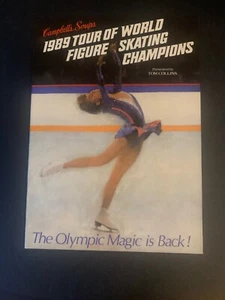 TOUR OLYMPIC WORLD FIGURE SKATING CHAMPIONS PROGRAM 14 X 10 1989 - Picture 1 of 11