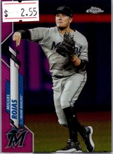 2020 Topps Chrome Miguel Rojas Miami Marlins #105