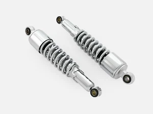 Suzuki GT500 74 Onwards - TEC Rear Shock Absorbers - All Chrome - Picture 1 of 1