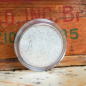1904 O Morgan Dollar Silver US $1 Coin New Orleans Mint Uncirculated, Toned Rim - Picture 1 of 10