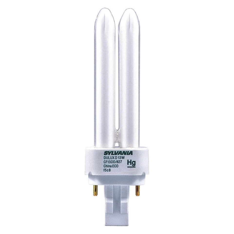 Lâmpada CFL plug-in SYLVANIA CF26DD/E/830/ECO, 26W, 1710 lm, 3000K PK 50 - Imagem 1 de 1