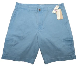 Tommy Bahama Shorts Mens 38W 9" Delphinium Blue Boracay Cargo Logo $110 - Picture 1 of 8