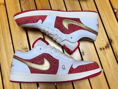 Nike Air Jordan 1 Low Spades masculino 9,5 EUA - Imagem 1 de 4