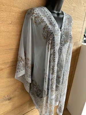 Poncho-Schal Strandmode Überwurf Tunika Kaftan Sonnenschutz - Bild 1 von 4