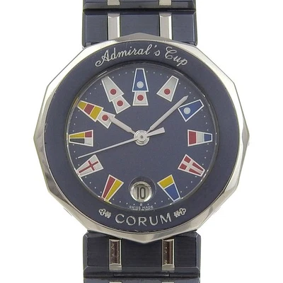 Relojes de copa CORUM Admirals 39.610.30.V50 esfera azul marino acero inoxidable/pistola meta... Foto 1 de 4