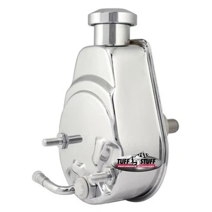 Tuff Stuff 6186A GM Power Steering Pump Press Fit Chrome - Picture 1 of 4