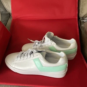 New/Box Pony Womens Topstar Core Chevron Low Top Sneakers Shoes 8 Medium - Picture 1 of 7