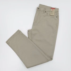 Levi's 541 Men's Athletic Tapered Jeans Stretch Lightweight Denim Beige W37 L34 - Picture 1 of 9