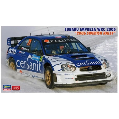 SUBARU IMPREZA WRC 2005, 2006 SWEDEN RALLY KIT 1:24 Hasegawa Kit Auto Modellino  - Immagine 1 di 1