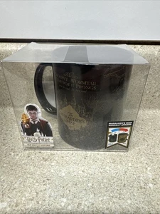 Taza de café Harry Potter Hogwarts El mapa del merodeador cambio de calor multicolor - Imagen 1 de 4