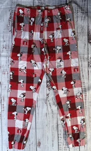 Pijama/pantalones de salón Munki Munki Peanuts Snoopy para mujer Navidad talla M - Imagen 1 de 7