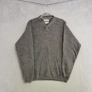 Eddie Bauer Sweater Size M Medium Blue Pullover Sweatshirt Knit Outdoors Casual - Picture 1 of 5