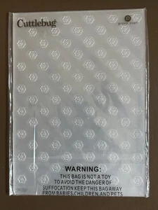 NEW Cuttlebug Provo Craft 5x7 Embossing Folder SIMPLE FLOWERS tiny background - Picture 1 of 2