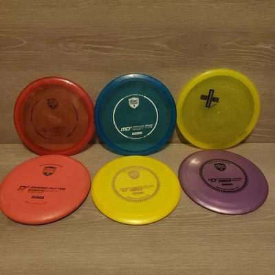 6x Discmania Innova Made Lot Used MD1 TD TD2 PX1 MD4 DD2 Disc Golf Discs - Image 1 of 4