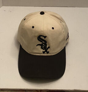 Chicago White Sox Starter Snapback Hat Vintage 1990s White W/ Comiskey Park Logo