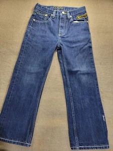 Coogi Youth Jeans Size 7 Bumble Bee Pockets - Picture 1 of 7