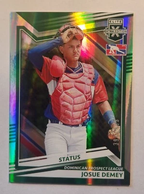 2022 Panini Elite Extra Edition - Status Green #178 Josue Demey /499 (RC) - Image 1 of 2
