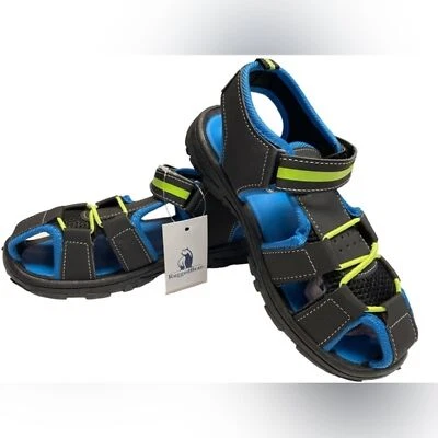NEW BOYS RUGGED BEAR SZ 1 CLOSED TOE SPORT SANDALS athletic water shoe - Image 1 of 4