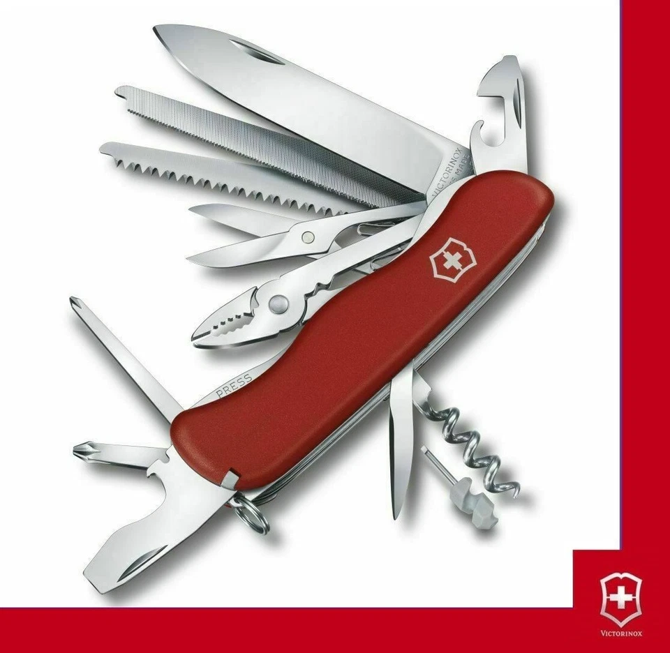 Victorinox WORKCHAMP Work Champ 0.8564 Nuovo Rosso Red 111mm  0.90 64 - Immagine 1 di 1