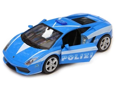 Lamborghini Gallardo LP 560-4 Italian Police Car Model Diecast Welly 1:34-1:39 - Image 1 of 4