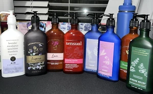 Bath & Body Works Aromatherapy Body Lotion Glass Bottle, You Pick - Picture 1 of 26