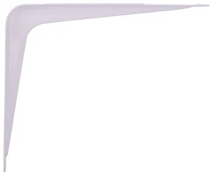 CASE OF (20) PROSOURCE 21141PHL-PS WHITE 10 X 12 UTILITY STEEL SHELF BRACKETS - Picture 1 of 1