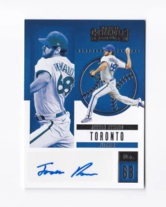 Autógrafos Panini Contenders 2020 Jordan Romano Toronto Blue Jays automático - Imagen 1 de 2