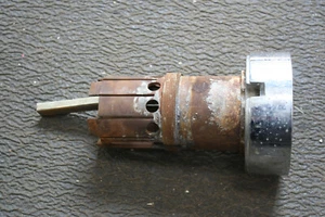 1956 FORD THUNDERBIRD STEERING SHAFT CHROME COVER THREADED ADJUSTER T BIRD - Picture 1 of 3