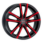 ALLOY WHEEL MAK MILANO FOR SKODA SUPERB 7X17 5X114,3 BLACK AND RED JWT