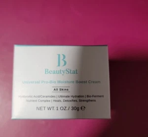 Beauty Stat Universal Pro-Bio Moisture Boost Cream 1 oz/30ml NIB - Picture 1 of 4