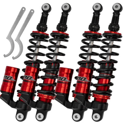 PAIR UPGRADED FRONT & REAR SHOCKS ABSORBERS ADJUST FOR POLARIS RZR 170 2009-2021 - Image 1 of 4