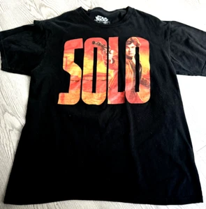 Star Wars Herren SOLO schwarzes Shirt Größe Medium - Bild 1 von 1