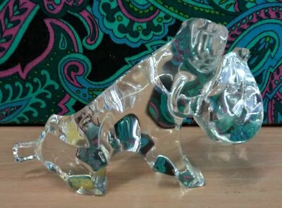 COLLE Cane Cristallo Vilca Scultura Vetro Italy design Firmato originale - Immagine 1 di 4