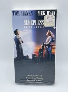 NEW SEALED VHS - Sleepless in Seattle Meg Ryan Tom Hanks Columbia 1993 Watermark - Picture 1 of 19
