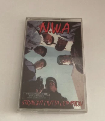NWA Straight Outta Compton Cassette Tape 1988 Eazy E Ice Cube NEAR MINT & TESTED - Image 1 of 4