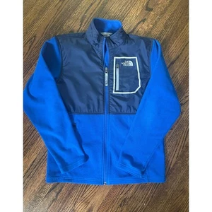The North Face Boys Blue Fleece Full Zip Jacket - Large (14/16) - Picture 1 of 4